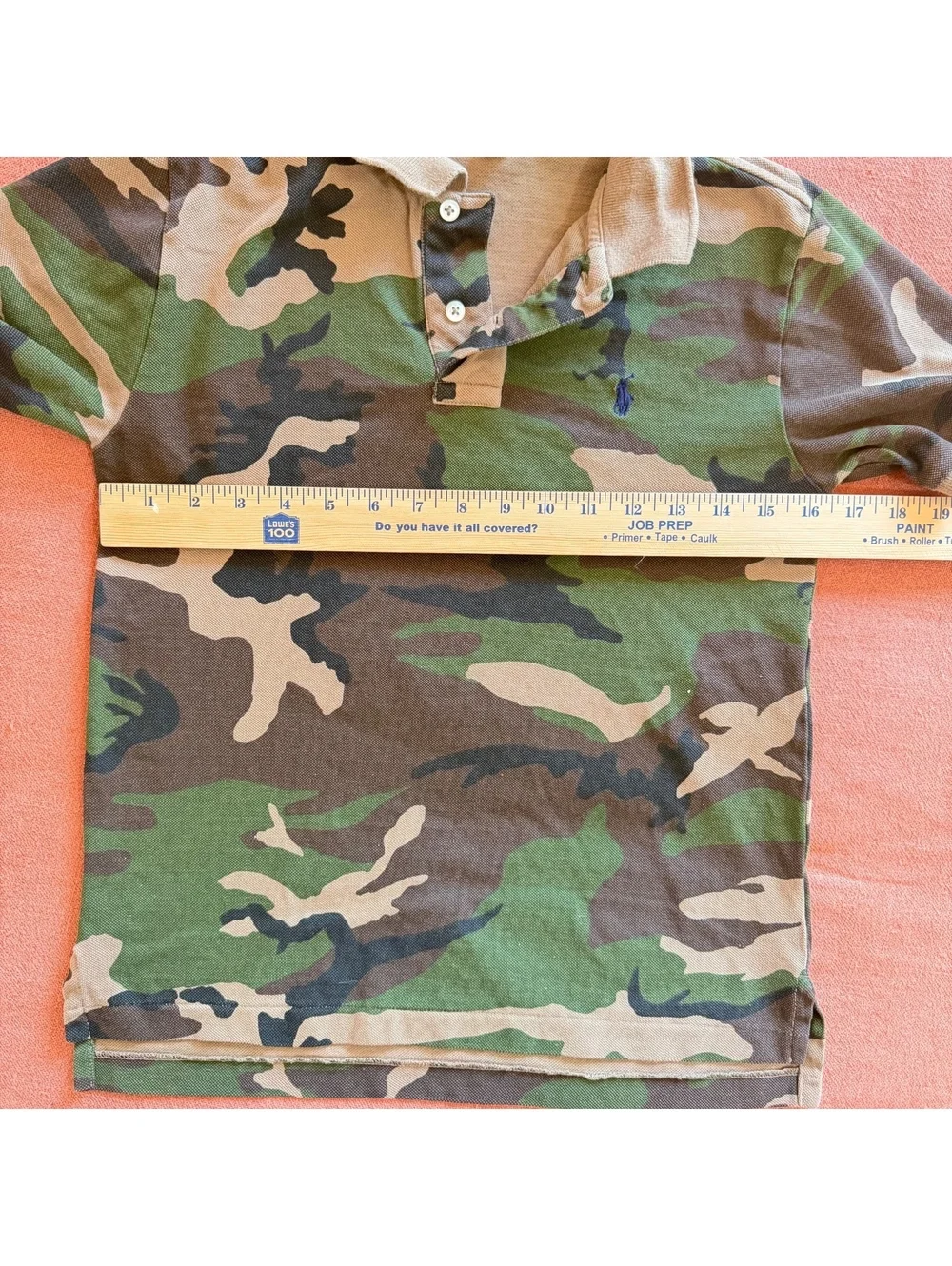 Polo Ralph Lauren Boys Camouflage Cotton Polo Shirt Size M (10-12)